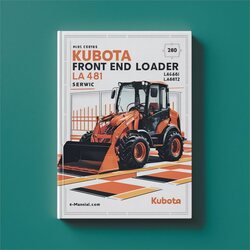 Cargador Frontal KUBOTA LA480 LA680 LA481 LA681 LA852 SERVIC