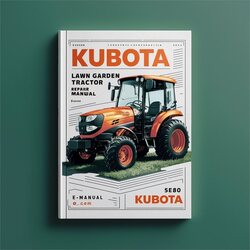 Kubota T2380 Lawn Garden Tractor Service Repair Workshop Manual PDF