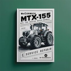 Mccormick MTX155 MTX 155 Tractor Service Repair Workshop Manual PDF