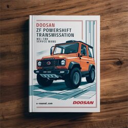 Doosan ZF Powershift Transmission WG-180 WG-200 Manu Service Repair Workshop Manual PDF
