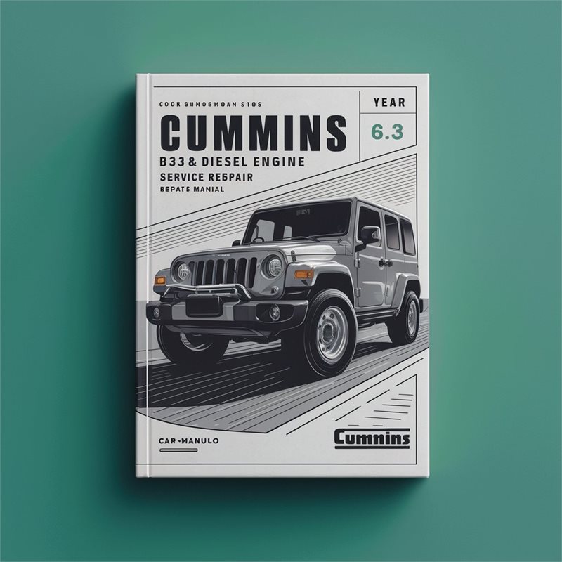 Cummins B Series B3.3 Qsb3.3 Diesel Engine Service Repair Workshop Manual PDF