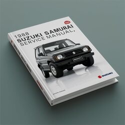 1988 Suzuki Maruti Samurai Service Repair Workshop Manual PDF