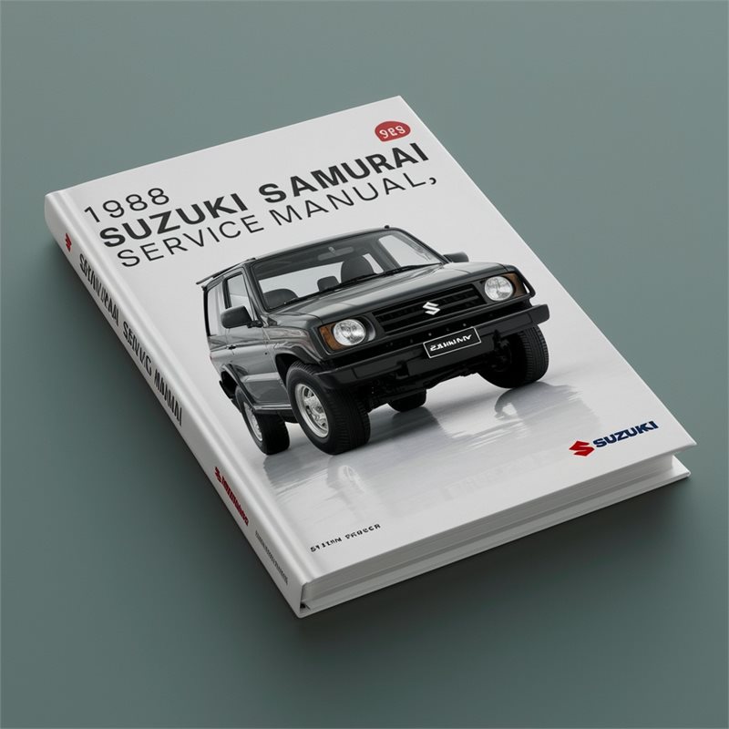 1988 Suzuki Maruti Samurai Service Repair Workshop Manual PDF