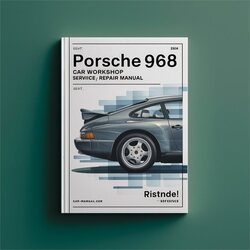 Porsche 968 CAR Service Repair Workshop Manual PDF