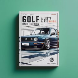 1999-2005 Volkswagen Jetta Golf R32 Service Repair Workshop Manual PDF