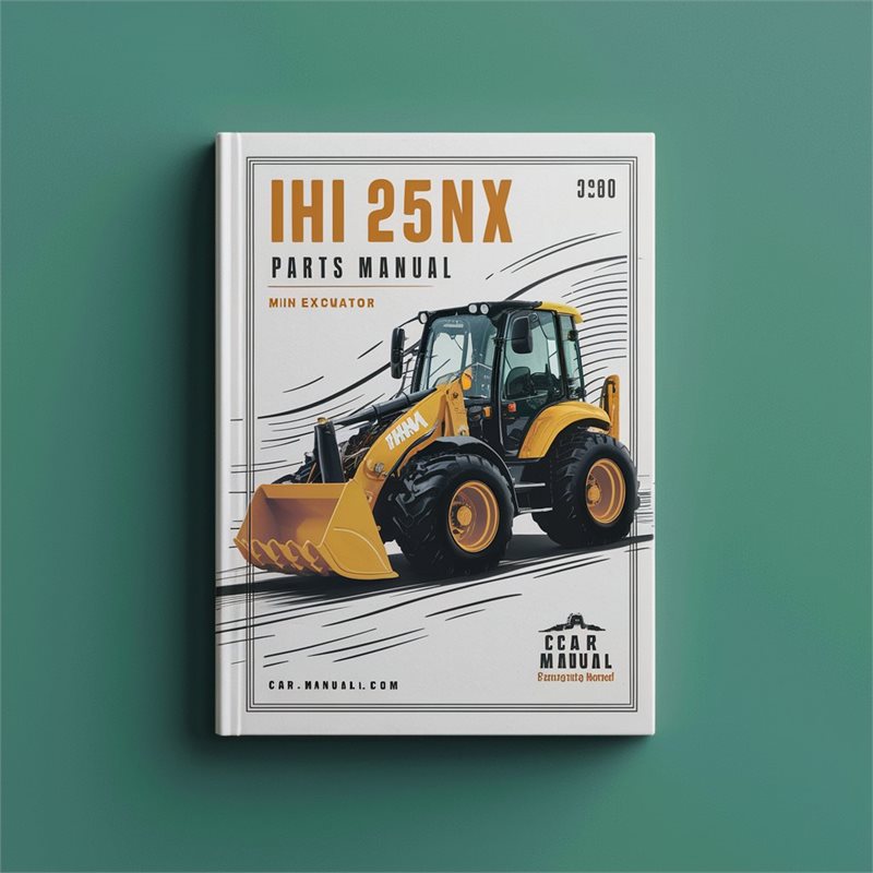 IHI 25NX Parts Mini Excavator Catalog PDF