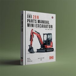 IHI 28N Parts Mini Excavator Catalog PDF