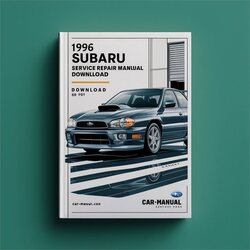 1996 Subaru B9 Tribeca Legacy 96 Service Repair Workshop Manual PDF