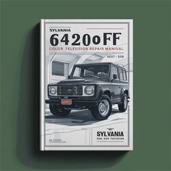 Sylvania 6420FF Color Television Service Repair Workshop Manual PDF