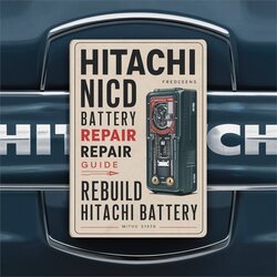 Hitachi Nicd Battery Rebuild Service Repair Workshop Manual PDF