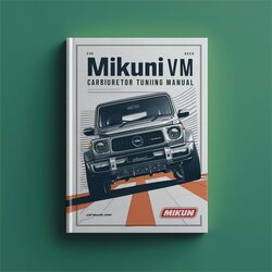 Mikuni VM Carburetor Tuning Service Repair Workshop Manual PDF