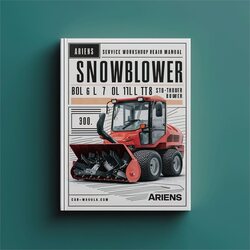 Ariens Snowblower SNO-THRO 8L 6L 7L 10L 5L ST824 TT8 Snow Thrower Blower Service Repair Workshop Manual PDF