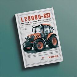 Kubota L2900dt-gst Tractor Illustrated Master Parts Catalog PDF