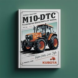 Kubota M110DTC Tractor Illustrated Master Parts Catalog PDF