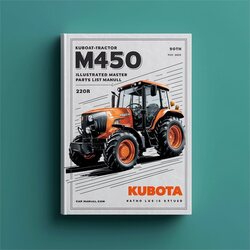 Kubota M4500 Tractor Illustrated Master Parts Catalog PDF