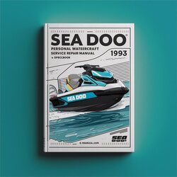 1993 SEA DOO Personal Watercraft Specbook Service Repair Workshop Manual PDF