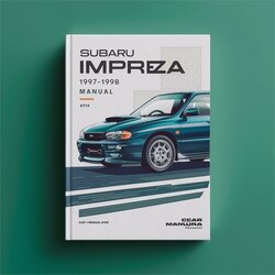 1997-1998 Subaru Impreza Service Repair Workshop Manual PDF