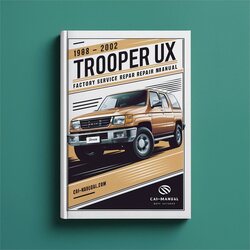 1998-2002 Isuzu Trooper UX Service Repair Workshop Manual PDF