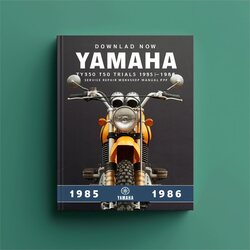 1985-1986 Yamaha TY Models Now TY350 350 Trials Service Repair Workshop Manual PDF