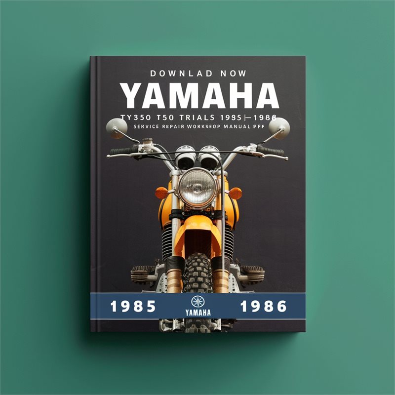 1985-1986 Yamaha TY Models Now TY350 350 Trials Service Repair Workshop Manual PDF