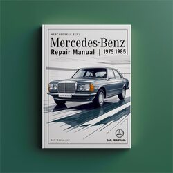 1975-1985 Mercedes Benz 280E Service Repair Workshop Manual PDF