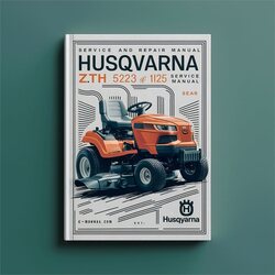 Husqvarna ZTH 5223 6125 Mower Service Repair Workshop Manual PDF