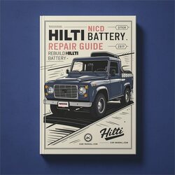 Hilti Nicd Battery Rebuild Service Repair Workshop Manual PDF