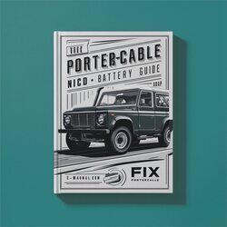 Fix Portercable Nicd Battery Service Repair Workshop Manual PDF