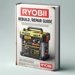 Ryobi Nicd Battery Rebuild Service Repair Workshop Manual PDF
