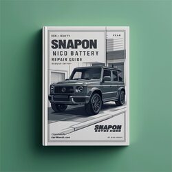 Snapon Nicd Battery Rebuild Service Repair Workshop Manual PDF