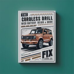 Fix Cordless Drill Nicd Battery Service Repair Workshop Manual PDF