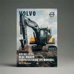 Rover Mini Volvo EC55B Digger Excavator IPL Parts Catalog PDF
