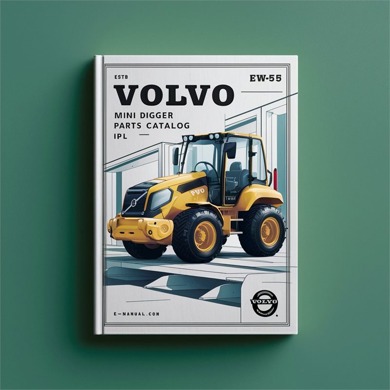 Rover Mini Volvo EW55B Digger Excavator IPL Parts Catalog PDF