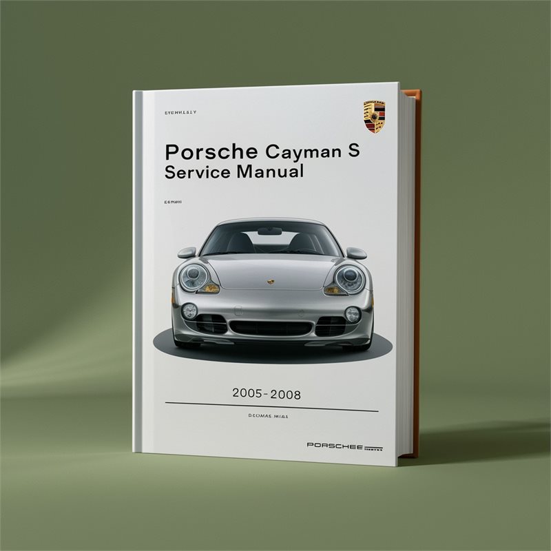 2007-2008 Porsche Cayman Service Repair Workshop Manual PDF