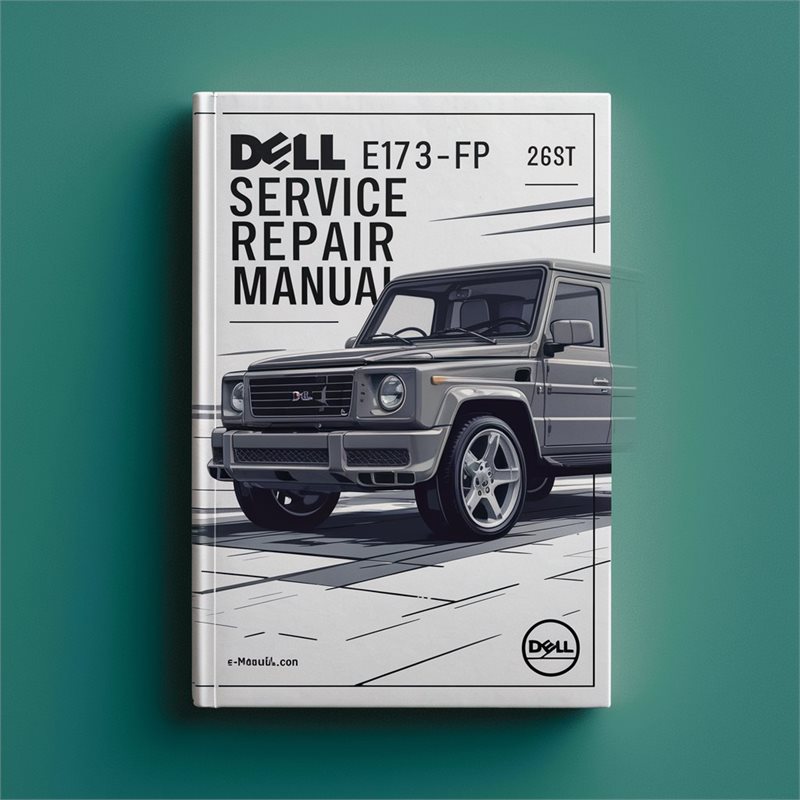 White Dell E173FP Service Repair Workshop Manual PDF