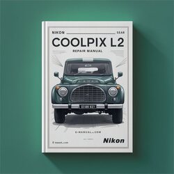 White Nikon Coolpix L2 Service Repair Workshop Manual PDF