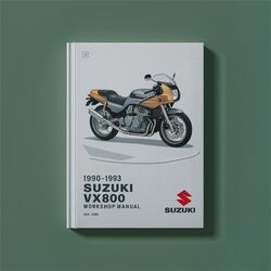 1990-1993 Suzuki Vx800 ( L M N P ) Service Repair Workshop Manual PDF
