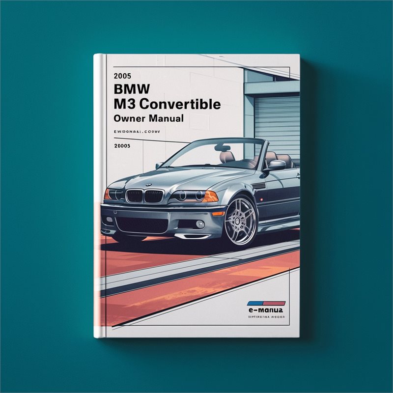 2005 BMW 1 Series M3 Convertible Owner Owner's Manual PDF