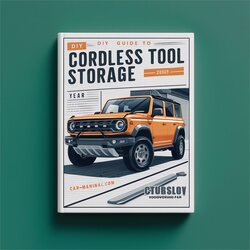 DIY Cordless Tool Storage-woodworking Plan Service Repair Workshop Manual PDF