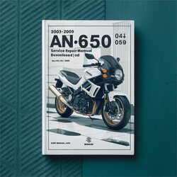 2003-2009 Suzuki Burgman Series AN650 650 ( 03 04 05 06 07 08 09 ) Service Repair Workshop Manual PDF