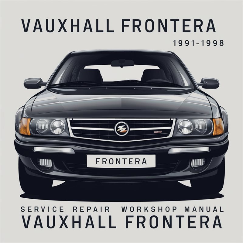 1991-1998 Vauxhall Frontera Service Repair Workshop Manual PDF
