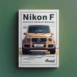Nikon F Service Repair Workshop Manual PDF
