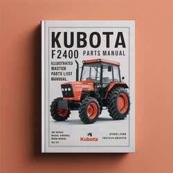 Kubota F2400 Parts -illustrated Master -( )-kubota Catalog PDF