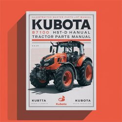 Kubota B7100 HST-D HST-E Tractor Parts - Illustrated Master Catalog PDF