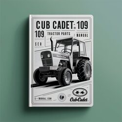 Cub Cadet 109 (TC-157-D) Tractor Parts Catalog PDF