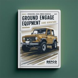 Befco Operators User Owner Ground Engage Equipment Core Aerators Owner's Manual PDF