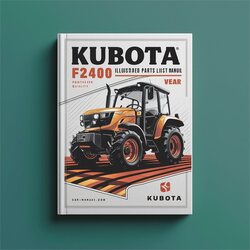 Kubota F2400 Illustrated Master Parts Catalog PDF