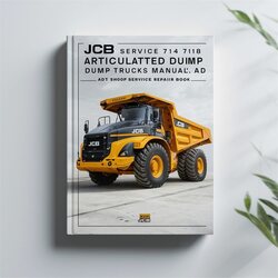 JCB 714 718 Articulated Dump Trucks ADT Shop Book Service Repair Workshop Manual PDF