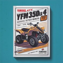 1987-1990 Yamaha ATV YFM350ER Moto 4 Service Repair Workshop Manual PDF