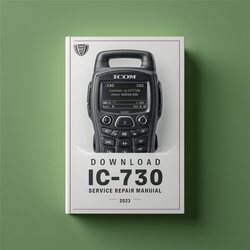 Icom IC-730 Service Repair Workshop Manual PDF